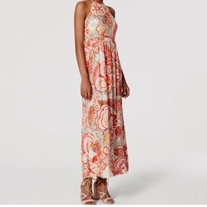 LOFT Floral Maxi Dress size 2